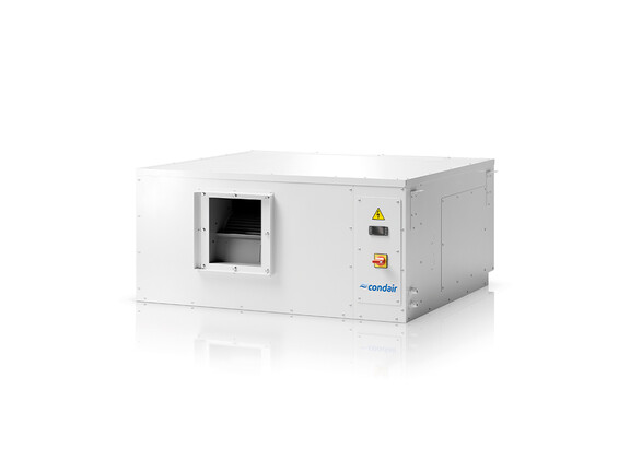 Ceiling mounted swimming pool dehumidifier