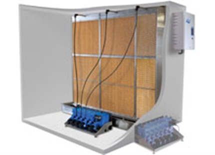 In-duct adiabatic humidifiers