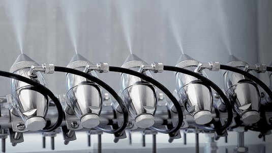 Industrial spray humidifier